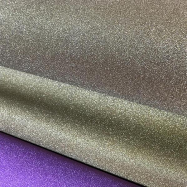Safe Gold Glitter Lamination Film Roll Decorative CPP Metallized Film With Soft Hardness