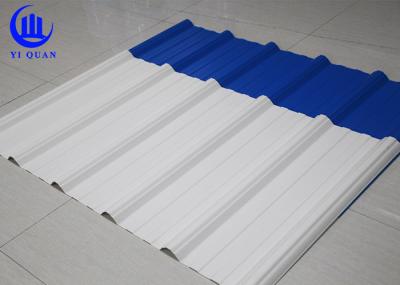 Telhas de telhado plásticas materiais Trapeziodal do telhado do PVC da isolação do telhado da casa ou onda