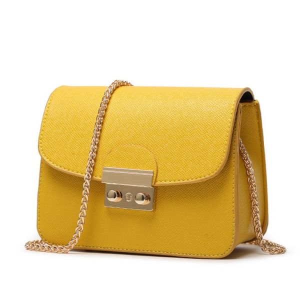 2016 new small square shoulder bag Messenger bag handbag European and American fashion star models chain