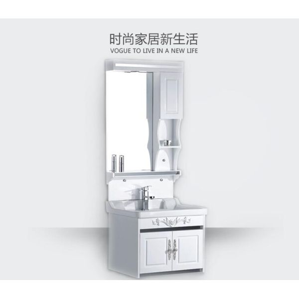 80 X48/cm PVC bathroom cabinet / wall cabinet / hung cabinet / white color for bathroom