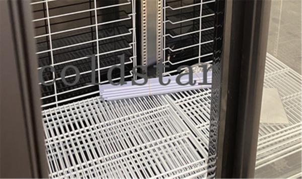 Three Swing Door Soft Drink Display Cooler With Digital Controller