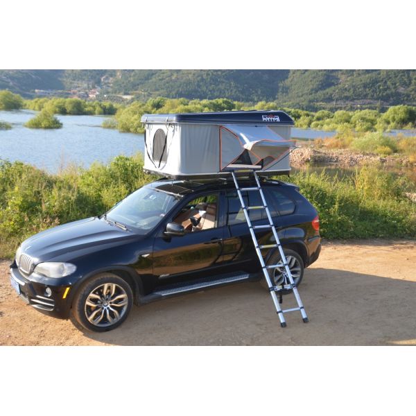 2.14X1.45cm 4x4 Off Road Car Roof HARD SHELL Top Tent with ANNEX ROOM Easy to Set Up