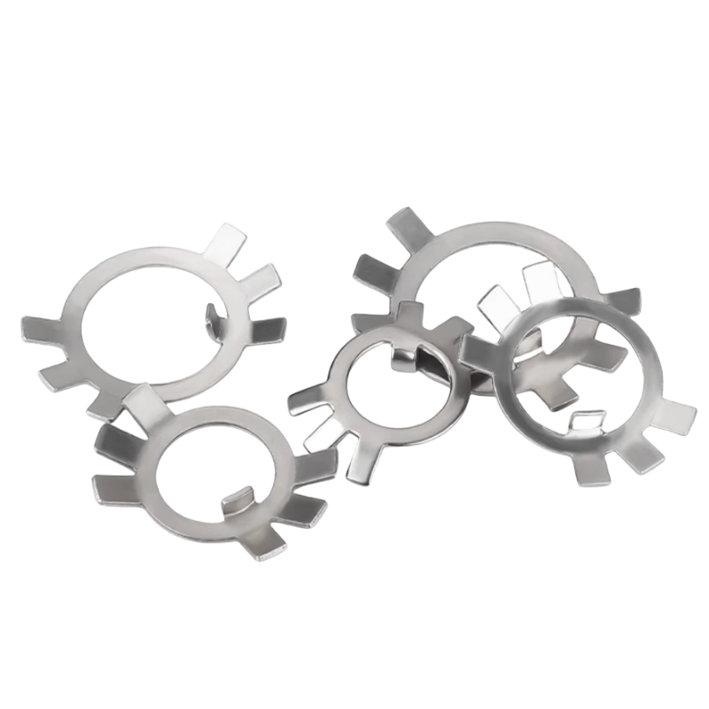 Spring Lock Washers for Electrical Installations M10 M12 M14 M60 Carbon Steel JIS Standard Split Style Six Claw Washer