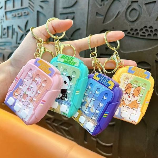 Customized Handbag Toys Keychain Handheld Game Console Keychain Lightweight