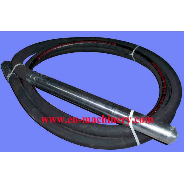 Construction Site Portable Hand Held Concrete Vibrator Hose Needle Poker Rod