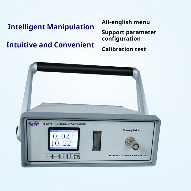 Microfluidic Thermal Conductivity Hydrogen Analyzer H2 Gas Detector Industrial Gas Meter