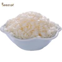 Granulados de cera de abelha branca 100% pura para uso alimentar e cosmético