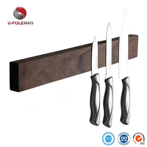 NdFeB магнитный материал 16-дюймовый ореховый деревянный магнит нож держатель магнитный бар кухня