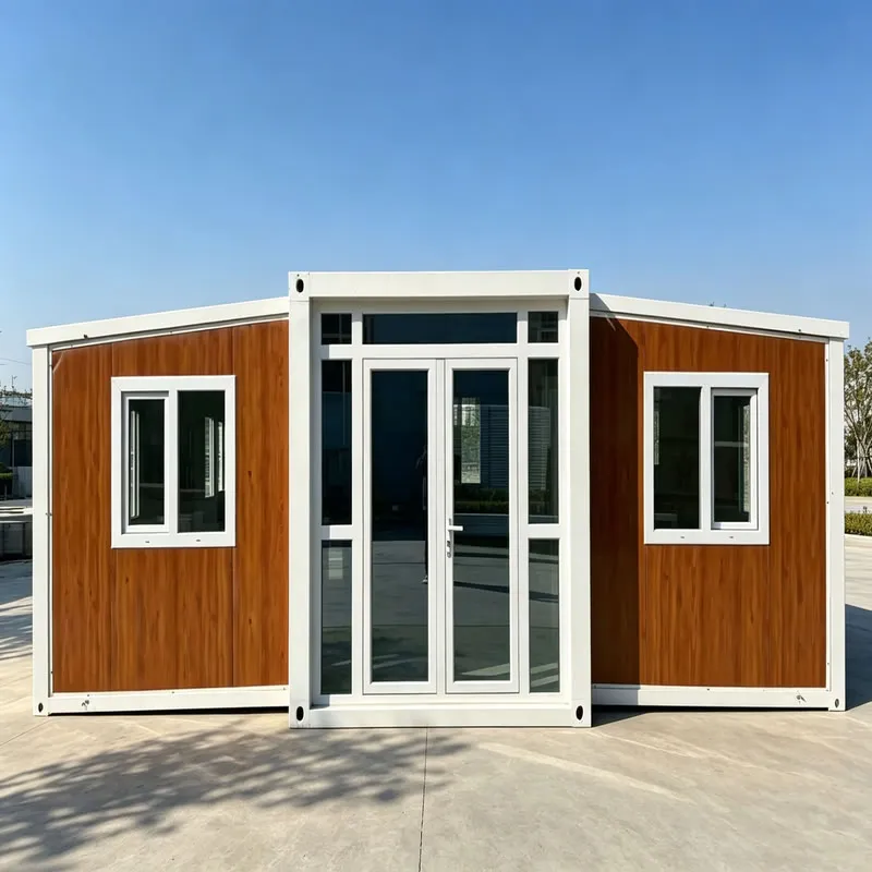 Luxury Expandable Container House with Double Wing Design
