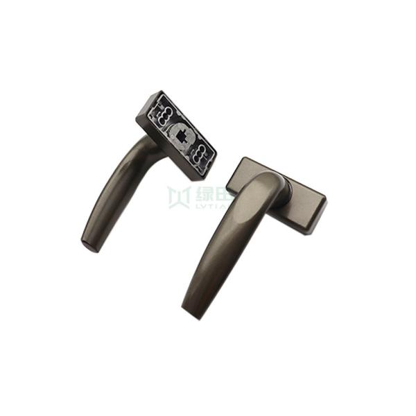 Door And Window Lock Lever Handle With 91mm Shaft Polished Finish