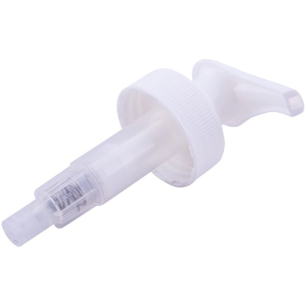 White Plastic Lotion Pump 28mm 33mm 38mm Liquid Big Dosage 4cc 5cc