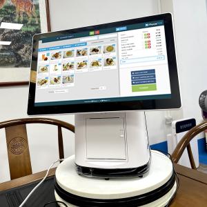 15.6 Inch Android 11 All-in-One POS System with 80mm Printer and VGA HDMI USB