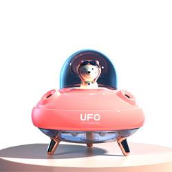 400ml Humidificador de design bonito UFO Double Spray Humidificação Humidificador USB recarregável silencioso com luz noturna colorida