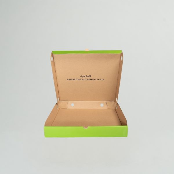 Customized eco-friendly and biodegradable fast food pizza box