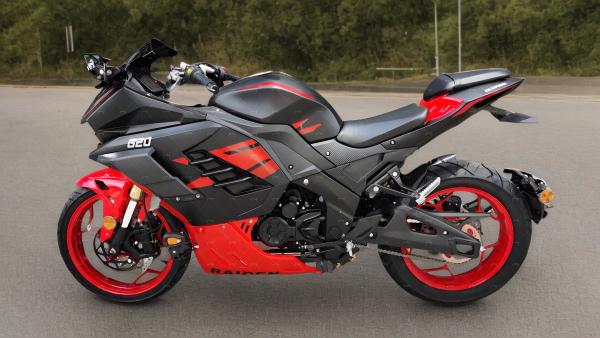 Motor de gasolina de 400cc Streetbike para adultos Enduro Racing Sportbike com Chain Drive