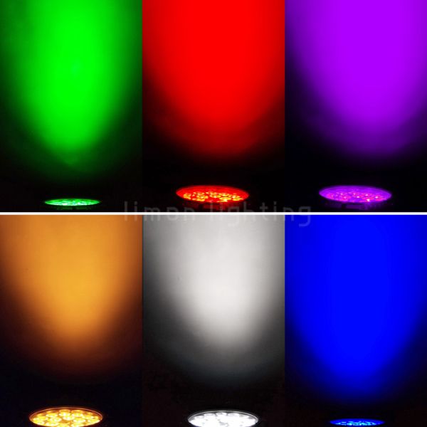 Factory Direct Price Die-cast Aluminum Outdoor 18pcs 18w RGBWAUV 6in1 IP65 LED Par Light