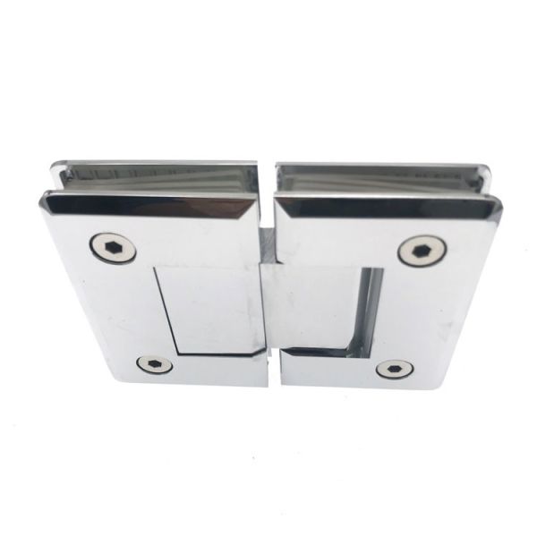 Стиль наклона шарнира двери ливня 180 градусов стеклянный латунный материальный