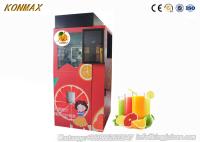Distributeur automatique orange 100% pur complètement automatique avec l'affichage à cristaux liquides pour le supermarché