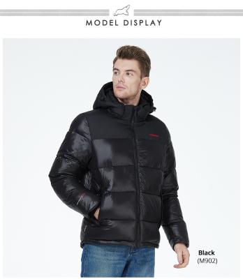 Sleeve Length Down Coat Long Sleeve Hooded Casual Coat For Men
