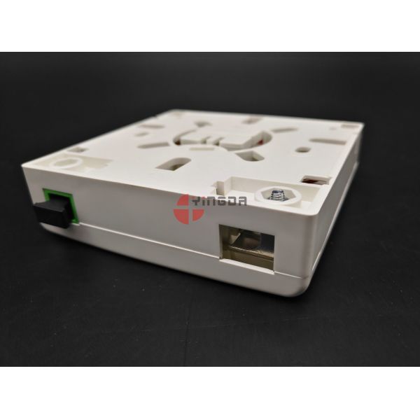 Порты панели 2 гнезда коробки прекращения волокна держателя стены СК/АПК с зажимом кабеля металла