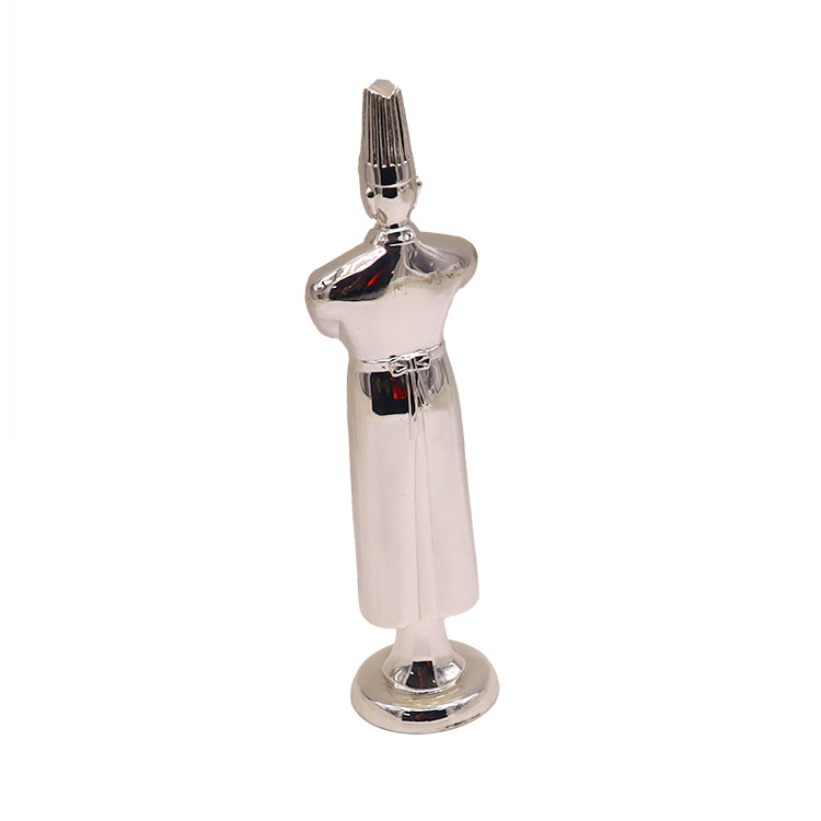 Customized Logo Zinc Alloy Metal Trophy with Irregular Shape for Decoration and Commemorative Awards