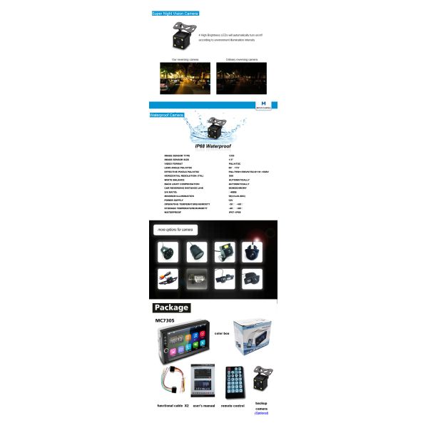 Автомобиль всеобщего вхолесалекар мп5 шума игрока 2 стерео с фм модулато/блутоотх