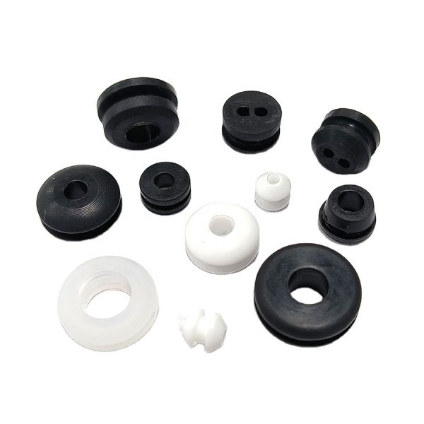 Welcome OEM/ODM High Temperature Resistant Silicone Drill Ring Wire Gasket Hole Sealing Cable Rubber Products