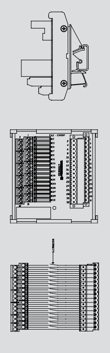 poder CC-TDIL01 de los canales de entrada del tablero de control del circuito 24V 32 160W