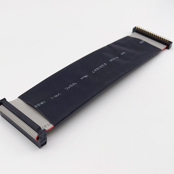 Custom 2.54mm Black Flat Cable 6 Pin - 64 Pin IDC Flat Ribbon Cable Assembly