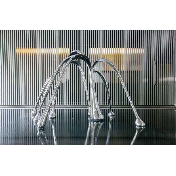 Открытый сад орнаментирует стойкость нержавеющей стали современного искусства статуй высокую