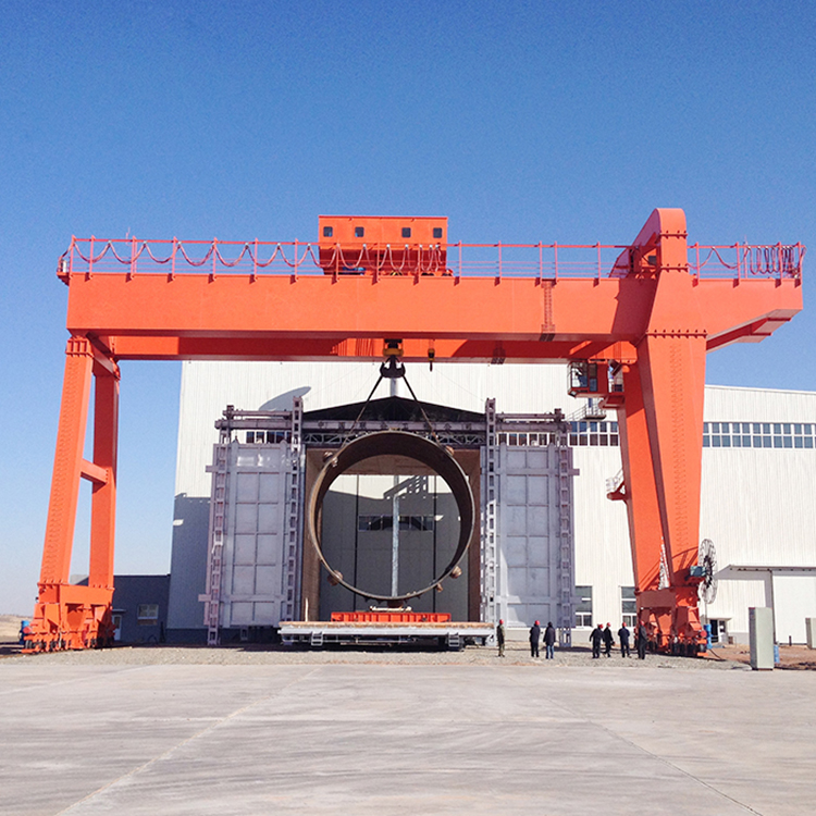 A Legs Double Beam Mobile Gantry Cranes 40 Tone 50 Tone 60 Tone Price