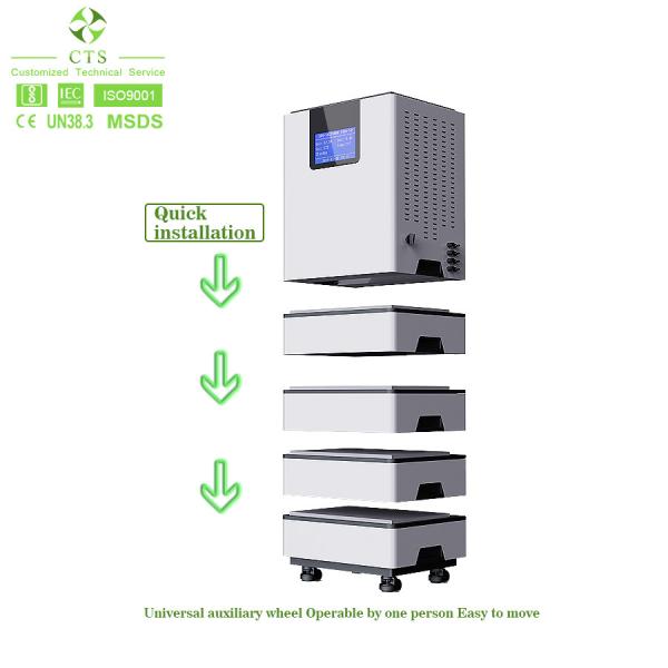 Stackable Solar Systems 48v 52V 100ah 200ah Lifepo4 Battery Lithium Ion Battery for Home Use