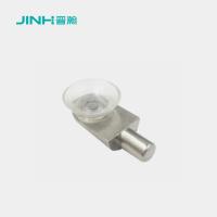 8*23mm suportes de prateleira de plástico durável pernas de apoio fácil de montagem para móveis de vidro