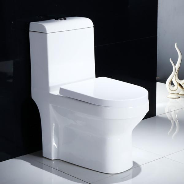 Do estilo branco de Europa do armário de água da porcelana de ADA One Piece Elongated Toilet canto cerâmico