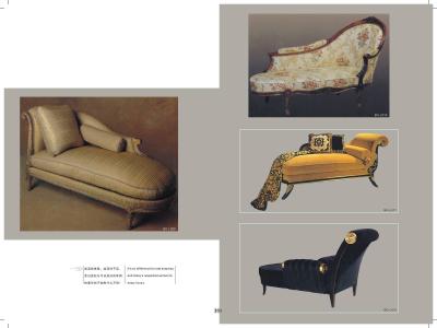 Hotel Furniture,Classical Chaise Lounge Sofa