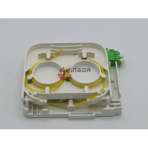 2 гаван пролом в стене IP54 крытое ABS+PC терминальной коробки оптического волокна LC/APC двухшпиндельный FTTH