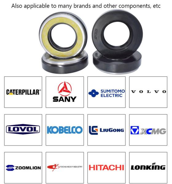 High Pressure Hydraulic Shaft Seal TCN Type NBR Rubber Oil Seal For Construction Site