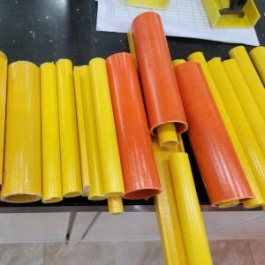 L'infrastructure FRP Pultruded profile le tube de rond du diamètre FRP de 5cm