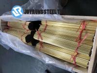 tubos sem emenda de bronze frios de bronze de alumínio dos tubos ASTM B111 C68700 Drawning de 24mm*1mm