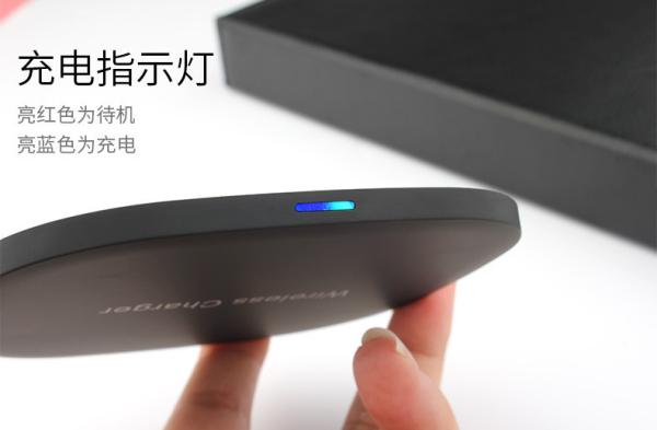 Square QI Wireless Charger for iPhone X / 8 Plus / Samsung Ultra Slim Aluminium Fast Charging