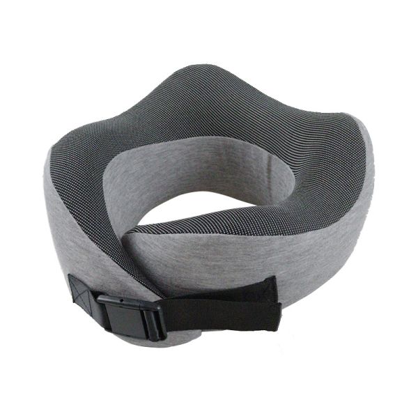 100% Cotton Magnetic Memory Foam U-shaped Neck Pillow for Aircraft Travel Camping