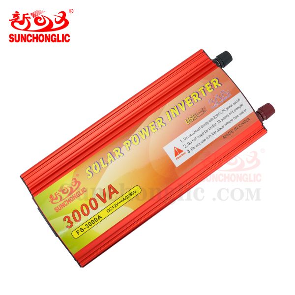 Professional Grade 3000w 12v/220v Power Inverter For Home, Vehicle And Off-grid Use