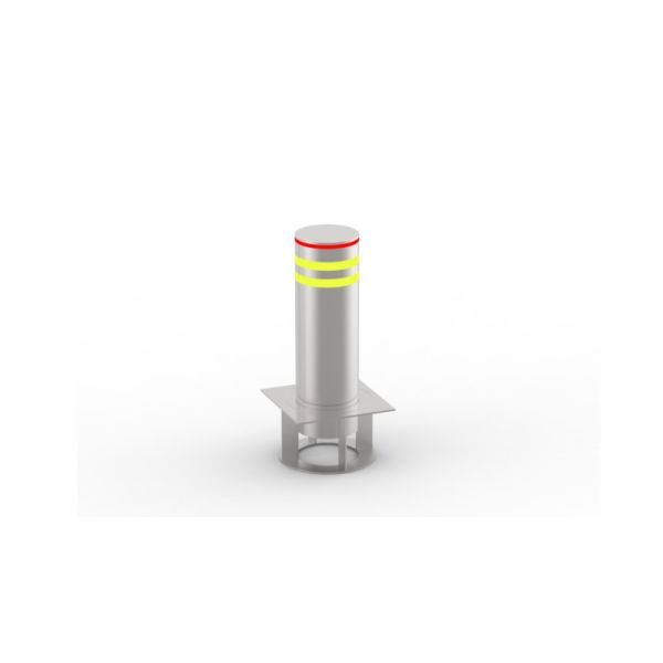 Electrically Operated Hydraulic Rising Security Bollards Fixed Column