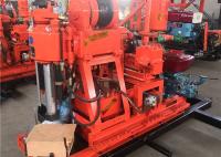 Recolha de amostras de minerais Máquina de perfuração de núcleo Mineração 150 metros de profundidade Motor elétrico ou motor diesel