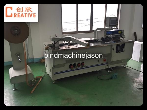 Professional double wire binding machine and punching PBW580 for print house