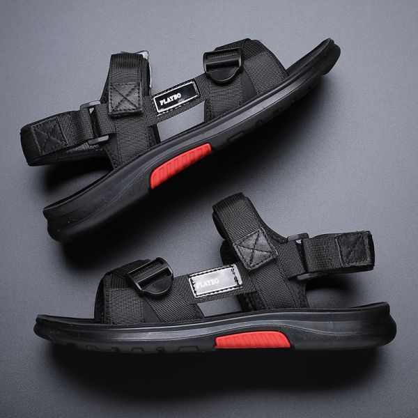Lightweight Summer Hiking Sandals , Black Waterproof Hiking Sandals