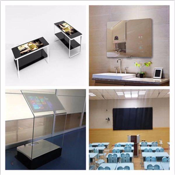 55 Inch Projected Nano Multi Touch Foil USB Interface 10 Touch Points Black Color