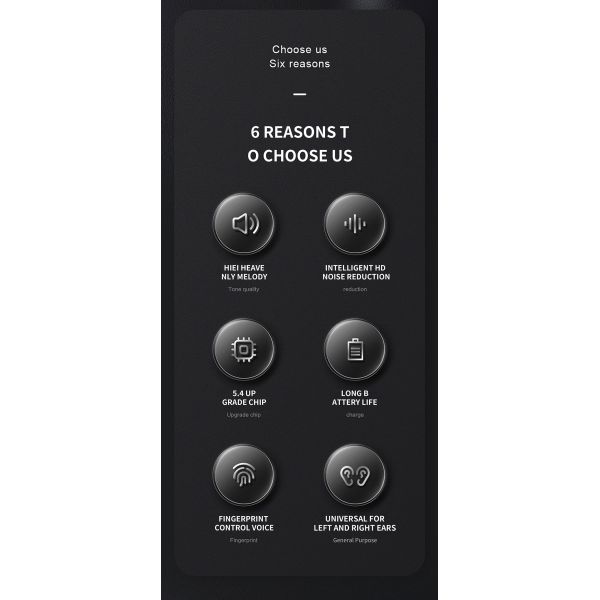 BT TWS Earphone 3D Surround Stereo Headset Wireless Headphones With 300mAh Charging Box Mobile Phone Game Sport In-ear Earbuds