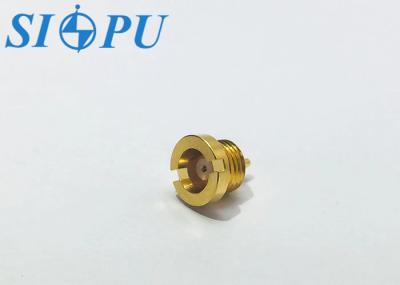 MCX Female RF Coaxial Connector – Microstrip, Threaded Mount