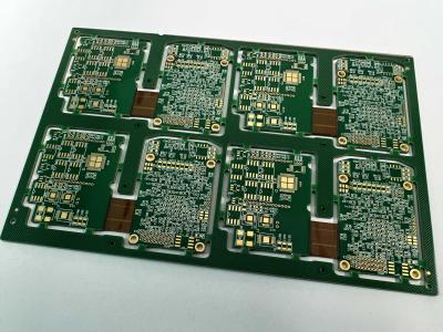 Hole Position Deviation ±0.05mm Flexible Rigid Printed Circuit Board for SMD Components